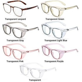Resim Novahub Blue Light Blocking Safety Glasses Anti-fog Anti-pollen Protective Glasses Transparent Pink 