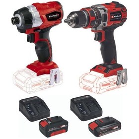 Resim Einhell TE-CI 18 BL Vidalama TE-CD 18/50 Li-i BL 2.5+4.0AH Set 