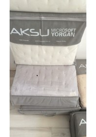Resim Aksu Microsoft Punto Yorgan Çift Kişilik 195x215 Beyaz 