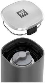 Resim ZWILLING Spices baharat değirmeni, seramik öğütücü, kademesiz ayarlanabilir, ince ila kalına, tuz, karabiber, baharat için, gri 