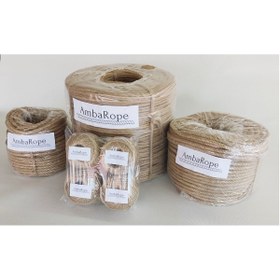 Resim Ambarope 4 Mm 30 Metre Jüt Halat Ip 1. Kalite Hasır Ip 