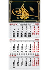 Resim 2026 Yılı Gemici Takvimi-osmanlı Tuğrası 