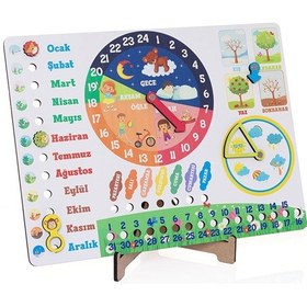 Resim Ahşap Takvim 4 Adet 