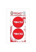 Resim Rks Tasarımlı 3d Kabartmalı Damla Logo Sticker 5cm 03 