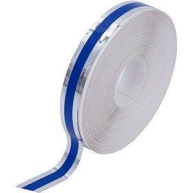 Resim 12mm Çift Şerit Nikelaj Krom Mavi Çizgili Folyo Yapışkan Bant Araba Gövde Jant Şeridi Kaplama 