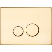 Resim Tema Reflet 360 Altın Cam Buton (gömme Rezervuar Için ) 