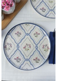 Resim Keramika Floral Waves Nordic Servis Tabağı 28 Cm 6 Adet 22668 Çok Renkli 