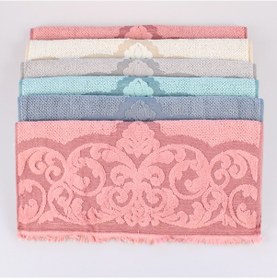 Resim Püsküllü Jakarlı Banyo Havlu Seti Çok Renkli 