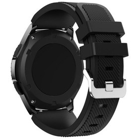 Resim Samsung Uyumlu Gear S3 Kordon Frontier & Classic Silikon Kayış 