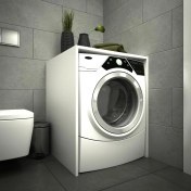 Resim Housepack Erahome Mine Çamaşır Makinesi Alt Dolap Kapaksız Beyaz 