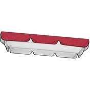 Resim Suntek Veranda Havuz Kenarı Için Yedek Salıncak Kırmızı 