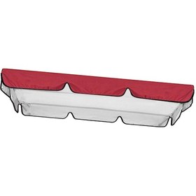 Resim Suntek Veranda Havuz Kenarı Için Yedek Salıncak Kırmızı 