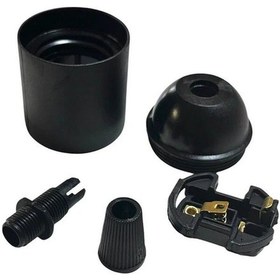 Resim İtalyan E27 Duy - Vidalı Düz Duy Bakalit 250v 4a 5 Adet 