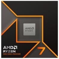 Resim AMD Ryzen 7 9700X İşlemci, 8 Çekirdek/16 Dizilmemiş İplik, Zen 5 Mimarisi, 40MB L3 Önbellek, 65 W TDP, 5,5 GHz'e kadar Frekans Artırma, Soket AM5, DDR5 ve PCIe 5.0, Fan Yok 
