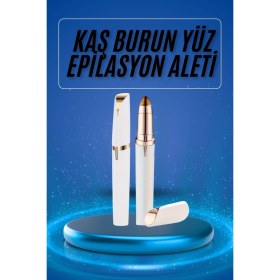 Resim AyrStore Epilasyon Aleti Tüy Kıl Alma Kaş Bıyık Unisex Yüz Bakım Tıraş Aleti 
