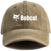 Resim Qianyi Bobcat Beyzbol Şapkası Erkek Kadın Ayarlanabilir Retro Açık Yaz Şapka Mz-287 Green Ayarlanabilir 