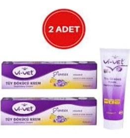 Resim E Vitaminli Vi-Vet Tüy Dökücü Krem 100 ml 2 Adet Lavanta Ferahlığı ile Dermotolojik Testli 