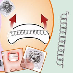 Resim Seyahat ederken yanınızda taşıyabilirsiniz. Tırnak zinciri kullanışlı ve pratiktir, tırnaklarınızda kullanılır 