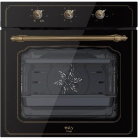 Resim Esty ARF6607B01 Siyah Ankastre Fırın 