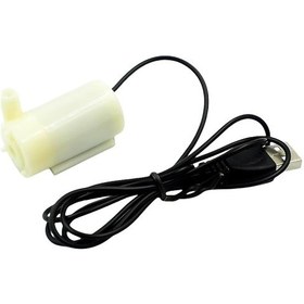 Resim Dc 3v 5v Mikro Sessiz Taşınabilir Dalgıç Su Pompası Cn, Beyaz Yatay Wit 