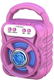 Resim Mikado MD-BT65P 5W 800mAh 3.7V Pembe USB-TF Cart - Bluetooth Taşınabilir Speaker 
