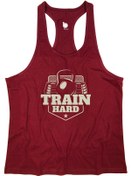 Resim BLUU Trainhard Fitness Gym Tank Top Sporcu Atleti 