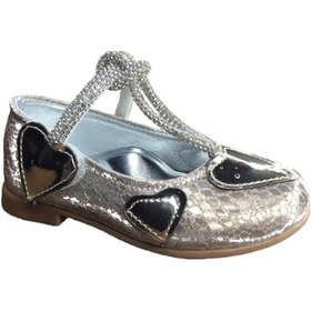 Resim Ortopedikal1010 Ort Emt İlkadım Dore Altın Parlak Babet Taşlı Kız Çocuk Abiye Ayakkabı Düğün Dore Altın 