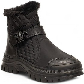 Resim Celira Siyah Kalın Taban Paraşüt Kürklü Kadın Bot Nsb521 Siyah 