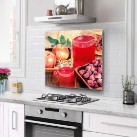 Resim Olinpa Ocak Arkası Cam Koruyucu Tezgah Ankastre Arkası Koruyucu 50X50 cm | 