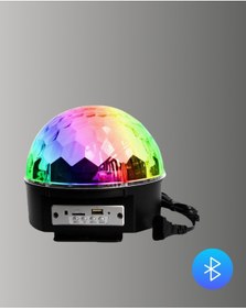 Resim Uzaktan Kumandalı Rgb Led Disko Topu Bluetooth Hoparlörlü Karışık 