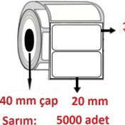 Resim 10x20 KUŞE ETİKET (5000 lü) 