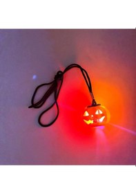 Resim Halloween Balkabağı Işıklı Kolye Diğer 