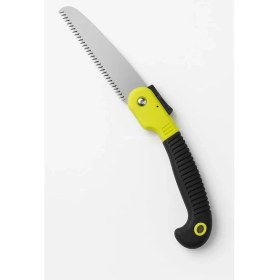 Resim Katlanır Budama Testeresi, 18 cm Paslanmaz Çelik Bıçak, 23 cm Kaymaz Ergonomik Sap, Güvenlik Kilitli, Ağaç Dalı Kesim ve Bahçe Kullanımı Için Pratik El Testeresi 