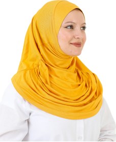Resim Modish Group Hazır Giyim Türban Yumuşak Başörtü Şal - Sarı 