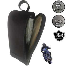 Resim SEVBAGS Motosiklet Koruma Demiri Çantaları Yan Avadanlık Reflektörlü 40cm 