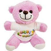 Resim Happy Birthday Tişörtlü Ayıcık Tdrtr Çok Renkli 