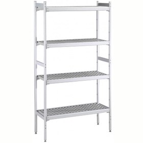 Resim Professional Soğuk Oda (163x283) ) İçin Etejer Seti, Soğuk Odanın Tüm Duvarlarını Kaplar, 4 Raflı, D=373mm, H=1550mm CRS1628 