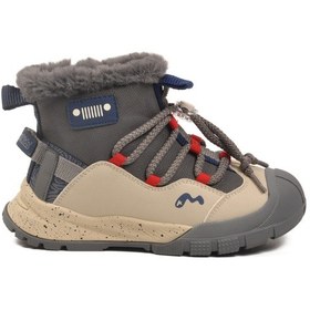 Resim Marco Kids Marcokids Gri İçi Kürklü Erkek Çocuk Düz Bot Çok Renkli 