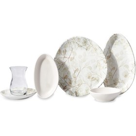 Resim Korkmaz Gina Collection 26 Parça Kahvaltı Takımı A8681 