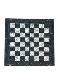 Resim Marble Kırmızı Büyük Boy Tavla Takımı 