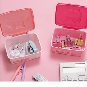 Resim Sanrio Hello Kitty & Melody Su Geçirmez Plastik Saklama Kutusu - Kırtasiye, Takı ve Banyo Gereçleri için Sevimli Karikatür Tasarımı ile Kapaklı - Pembe veya Beyaz Renkte Taşınabilir Düzenleyici - Hayranlar İçin İdeal Hediye, Taşınabilir Depolama | Karakter Kutusu | Ayrık Bölme 