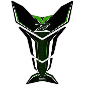 Resim GP Kompozit Kawasaki Z Serisi 2007-2024 Uyumlu Tank Pad Yeşil 