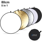 Resim Puluz 80cm 5'i 1 Arada Fotoğraf Stüdyosu Reflektör Kartı 