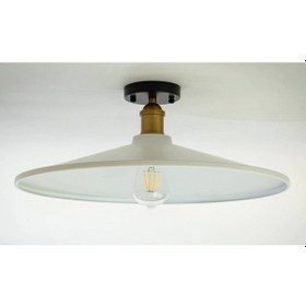 Resim Riolight Retro,rustik,vintage Beyaz Başlık 1xe27 Eskitme Duylu Me Beyaz 