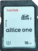 Resim Sandisk Altice One 16 GB SDHC 1 U1 Serisi SD Hafıza Kartı 