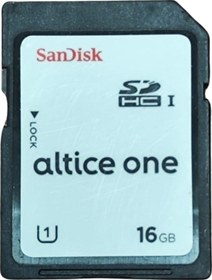 Resim Sandisk Altice One 16 GB SDHC 1 U1 Serisi SD Hafıza Kartı 
