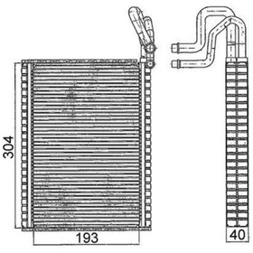 Resim Mahle Ae116000s - Evaporator Bmw E70 E71 E72 F15 F16 
