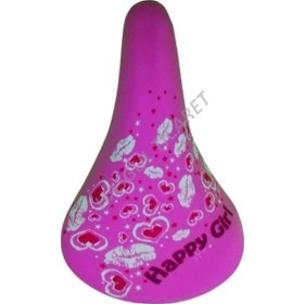 Resim Hsgl Bisiklet Çocuk Sele Happy Girl Mavi - Beyaz 