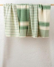 Resim Soley | İzay |%100 Pamuk Mutfak Havlu Seti Yeşil 