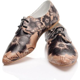 Resim Streetfly Renkli Kadın Oxford Ayakkabı MDOXH01-203 